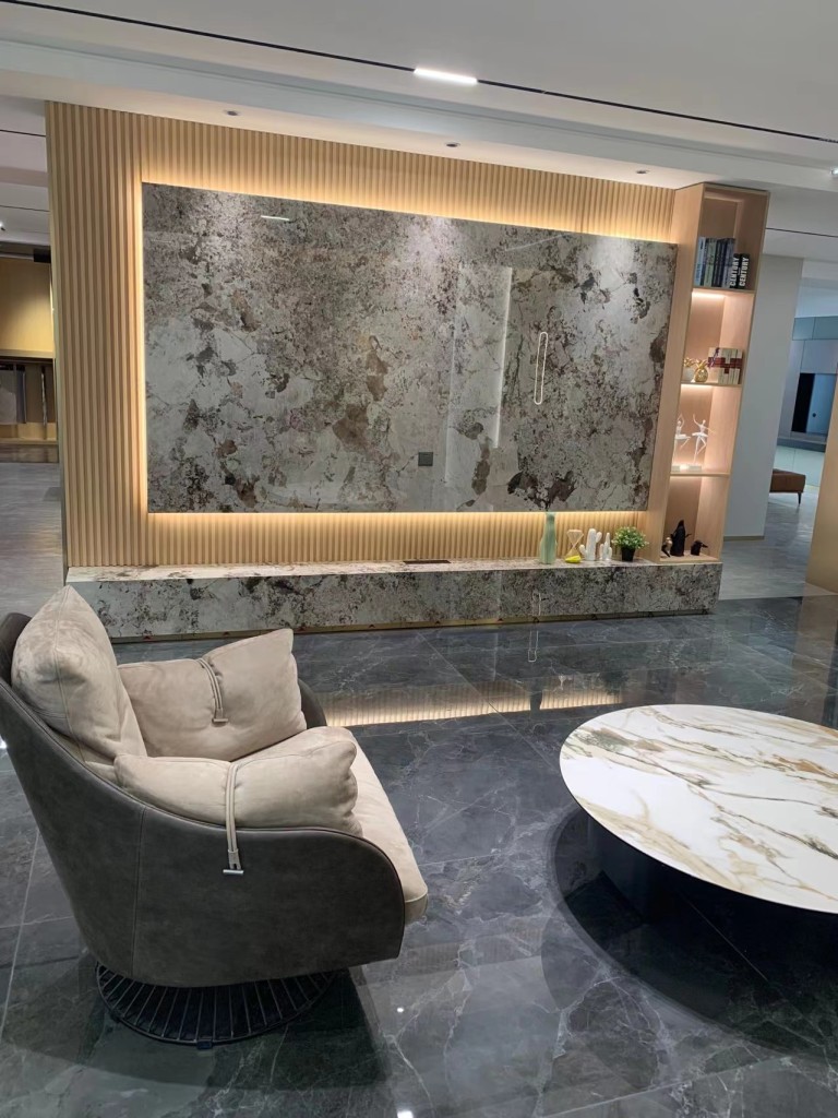 大连现代客厅实景