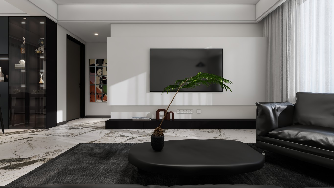 95方黑白灰简约风-风